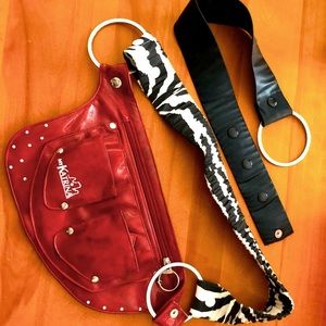 MyKatrina Hairdresser tool belt/bag with swarovskis EUC
